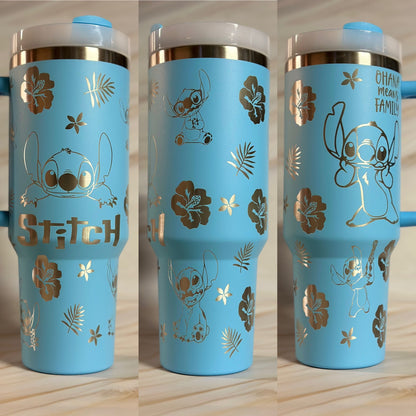 Stitch Custom Engraved Tumbler