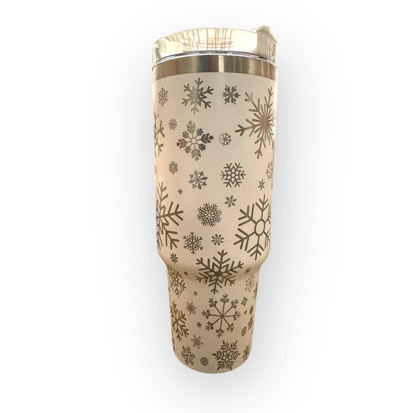 Snowflake Custom Engraved Tumbler